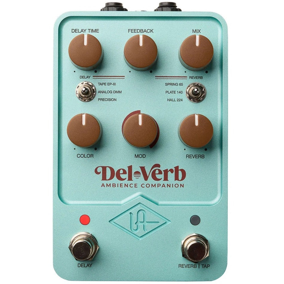 dual reverb pedal Universal Audio Del-Verb Ambience Companion Reverb Pedal