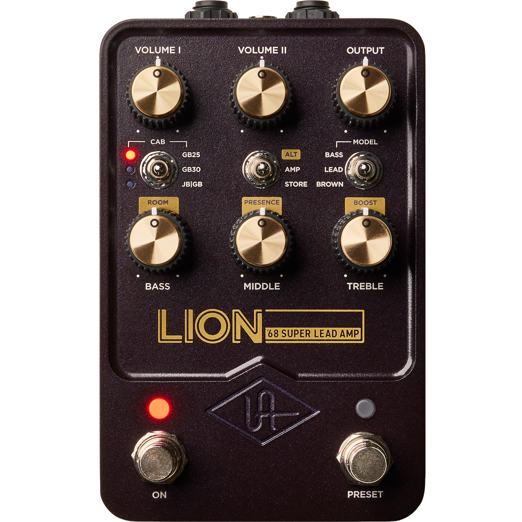 Universal Audio GPM-LION Lion 68 Super Lead Amplifier Modeling Pedal-Easy Music Center