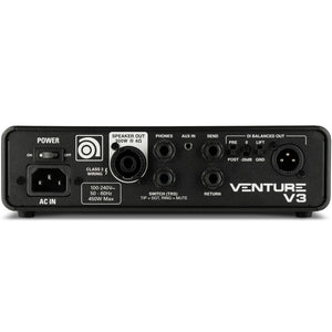Ampeg VENTURE-V3 300w Solid State Bass Amp Head-Easy Music Center
