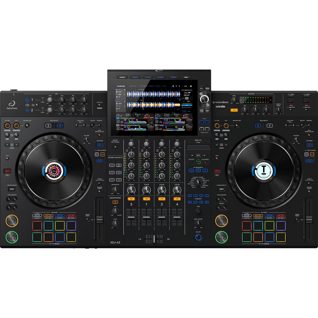 Pioneer XDJ-AZ All-in-One DJ System, 4-Channel-Easy Music Center