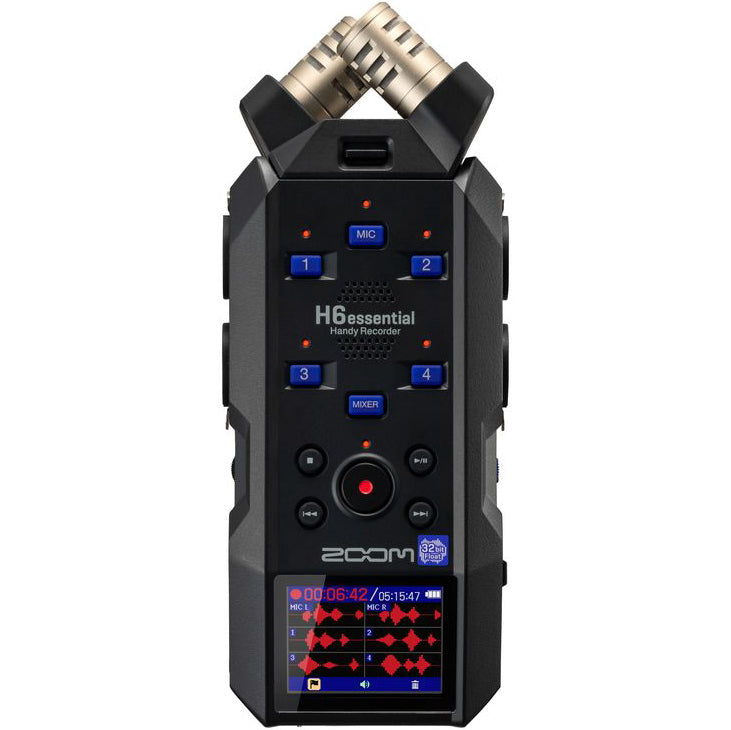 Zoom H6-ESSENTIAL H6essential Handy Recorder, 32-Bit Float – Easy