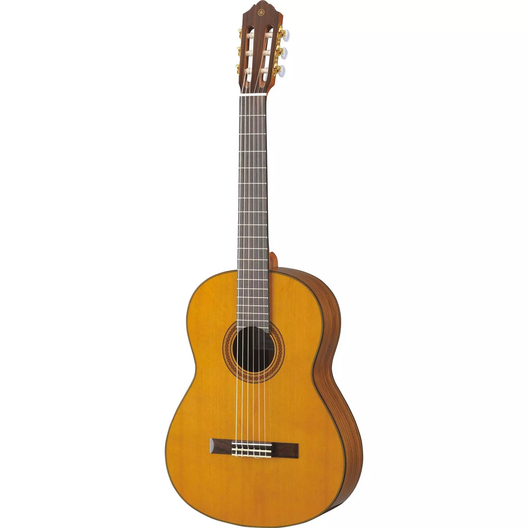 Yamaha CG162C Solid cedar top, ovankol back and sides, rosewood fingerboard; Natural-Easy Music Center