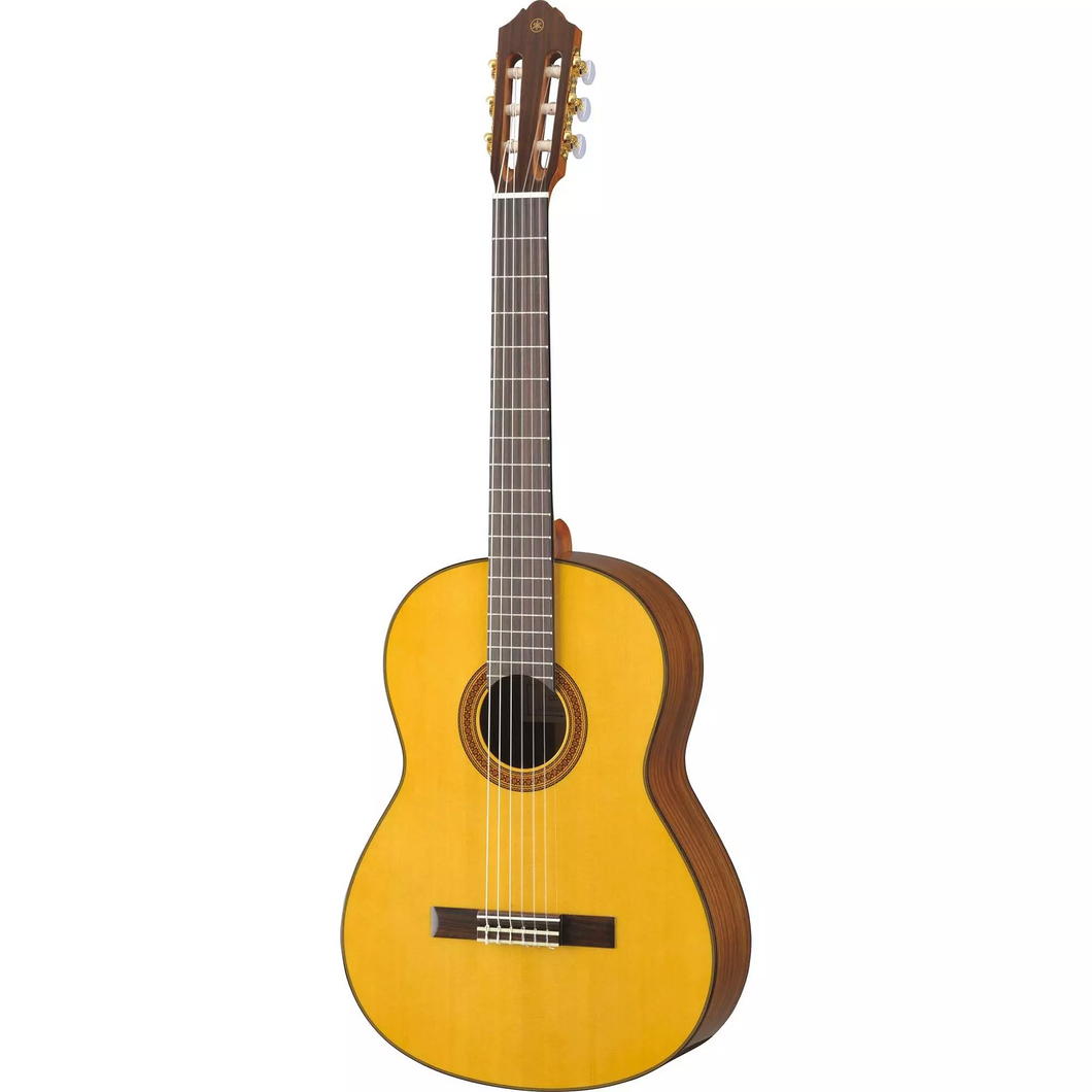 Yamaha CG162S Classical Acoustic Guitar, Solid Spruce Top, Ovangkol b/s-Easy Music Center
