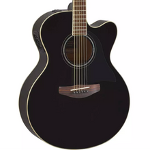 Load image into Gallery viewer, Yamaha CPX600-BL Full Body 25" Scale Acoustic Electric Guitar, Black-Easy Music Center
