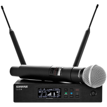 Load image into Gallery viewer, Shure QLXD24/SM58-G50 QLXD2/SM58 Handheld Transmitter with QLXD4 Wireless Receiver-Easy Music Center

