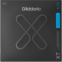 Load image into Gallery viewer, D&#39;addario XTAPB1047-12 XT Coated 12st, Phosphor Bronze, Light 10-47-Easy Music Center
