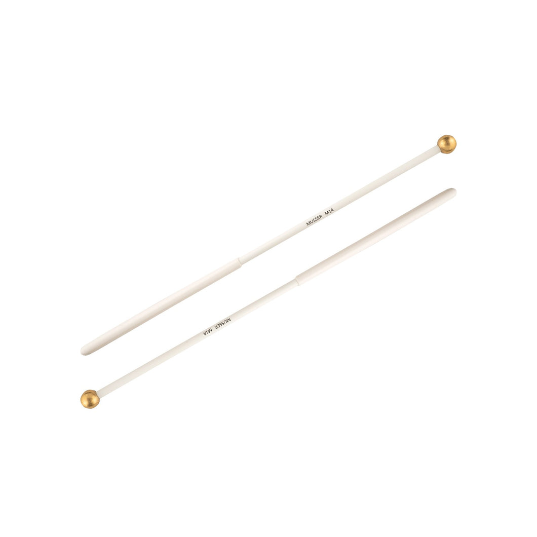 Musser M14 Round Brass Bell Mallets with 2-Step Handle-Easy Music Center