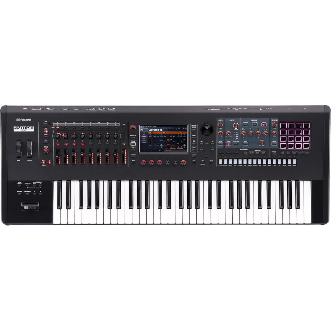 Boss FANTOM-6EX 61-Key Premier Synthesizer Keyboard w/ Synth Action-Easy Music Center