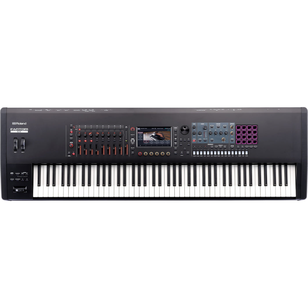 Roland FANTOM-8EX 88-Key Premier Synthesizer Keyboard w/ Hammer Action-Easy Music Center