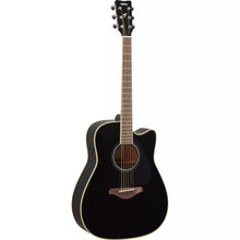 Load image into Gallery viewer, Yamaha FGC-TA-BL Folk Guitar, Trans-Acoustic w/Cutaway and Electronics, Black-Easy Music Center
