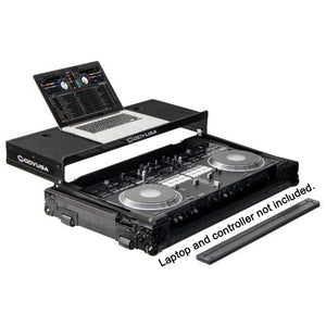 Odyssey FZGSREV7WBL Black Label Glide Style Flight Case w/ Wheels - Custom Fit for DDJ-REV7; 32.75" W 21.75" D 9.75" H-Easy Music Center