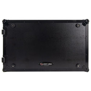 Odyssey FZGSREV7WBL Black Label Glide Style Flight Case w/ Wheels - Custom Fit for DDJ-REV7; 32.75" W 21.75" D 9.75" H-Easy Music Center