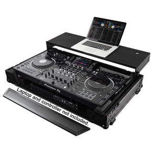 Odyssey FZGSXDJXZW1BL Black Label DJ Controller Case w/ Glide, Wheels, and 1U - Fits XDJ-XZ; 40.25" W 24.25" D 11.25" H-Easy Music Center