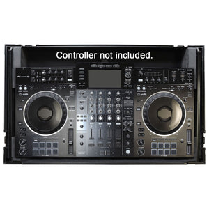 Odyssey FZGSXDJXZW1BL Black Label DJ Controller Case w/ Glide, Wheels, and 1U - Fits XDJ-XZ; 40.25" W 24.25" D 11.25" H-Easy Music Center