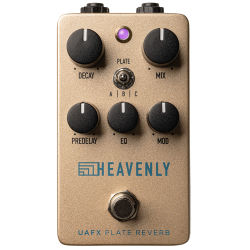 Universal Audio GPS-HVNLY Heavenly Plate Reverb Pedal-Easy Music Center