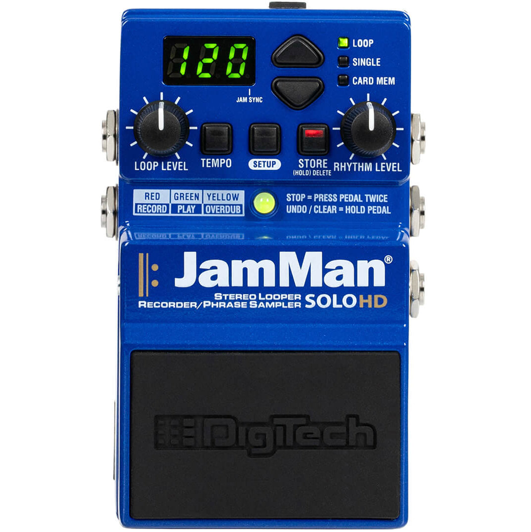 Digitech JAMMAN-SOLO-HD JamMan Solo HD Stereo Looper – Easy Music