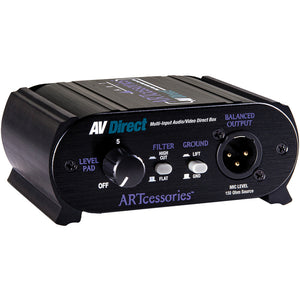 ART AVDIBOX AV Direct DI Box-Easy Music Center