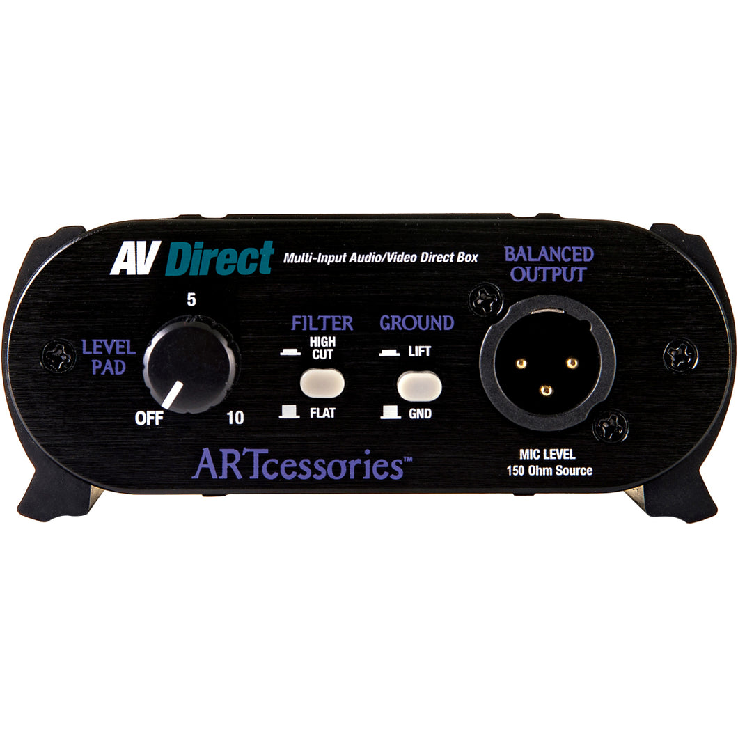 ART AVDIBOX AV Direct DI Box-Easy Music Center