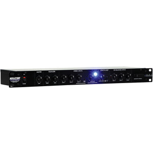 ART MX622BT 6-Channel Stereo Line Mixer w/ BT and Effects Loop, 1U Rack Mount-Easy Music Center