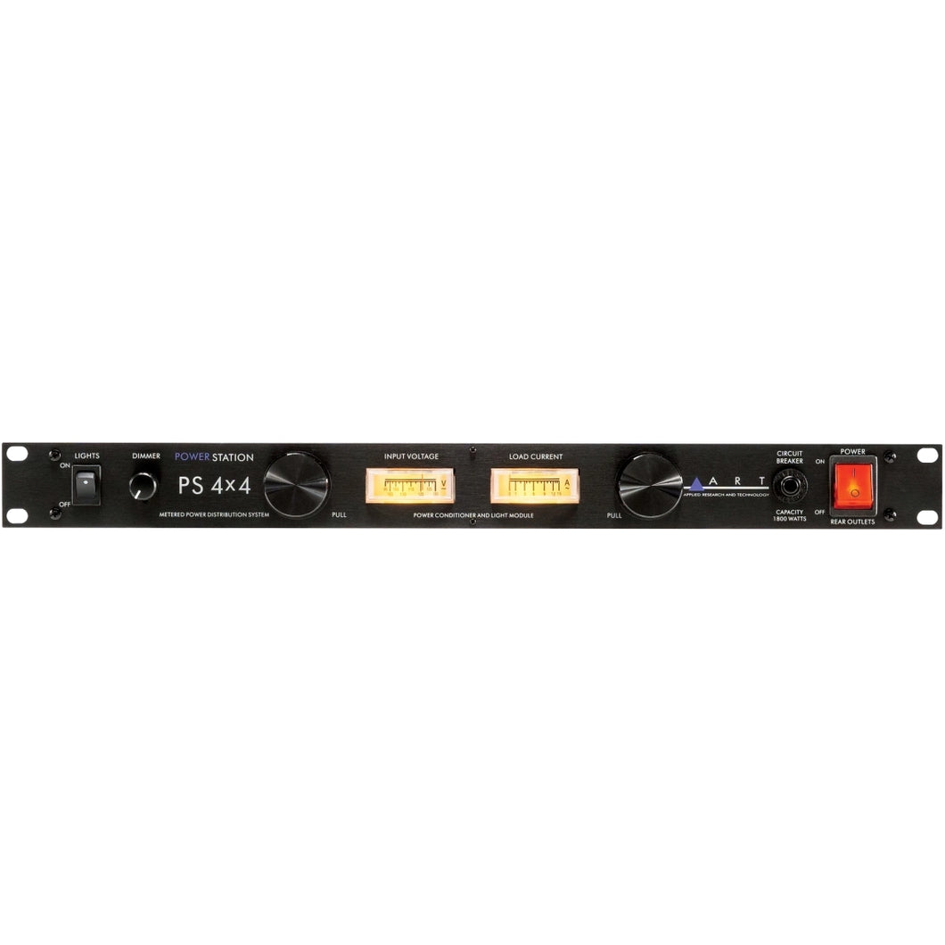 ART PS4X4 Dual Meter Power Distribution System w/ RFI and EMI Filtering-Easy Music Center