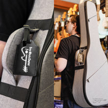 Load image into Gallery viewer, Levy A149C Leather Luggage Tag w/ EMC Logo-Easy Music Center
