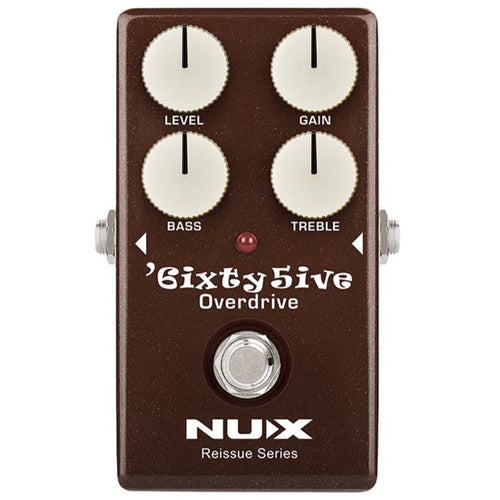 NUX 65OD 6ixty 5ive Overdrive Black Panel Pedal-Easy Music Center