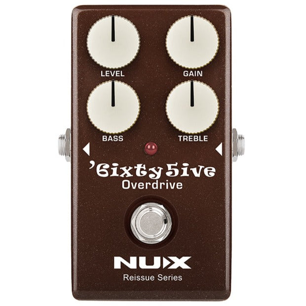 NUX 65OD 6ixty 5ive Overdrive Black Panel Pedal-Easy Music Center