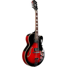 Load image into Gallery viewer, Ibanez AF75TRS Artcore Hollow Body, Transparent Red
