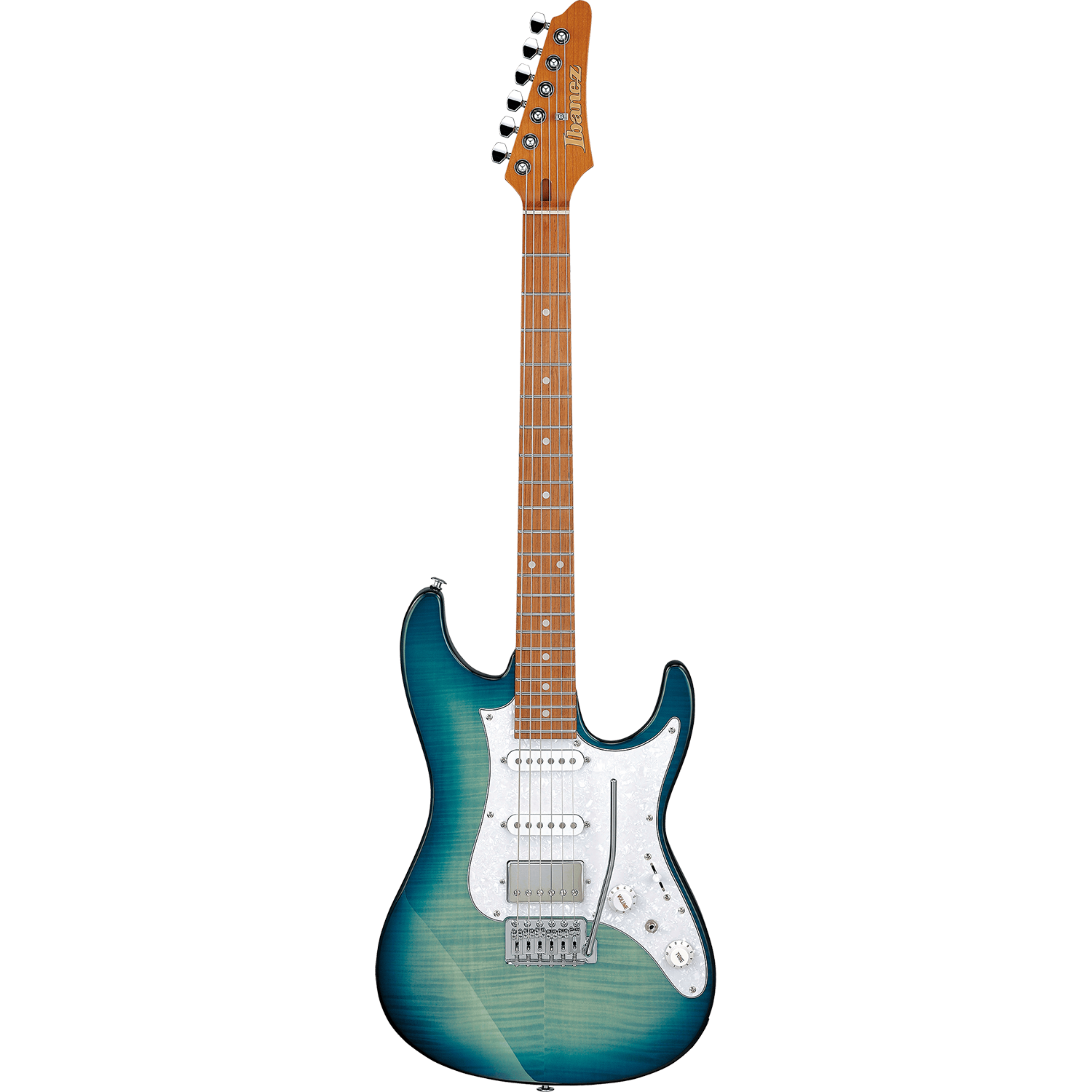 Ibanez AZ22S1FTXB AZ Standard, 24 Fret, HSS, w/ Trem, Roated