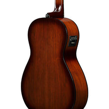 Load image into Gallery viewer, Ibanez PN50TKENDH Parlor Acoustic Guitar, Spruce Top, Teak B/S, w/ Electronics, Dark Brown Sunburst-Easy Music Center
