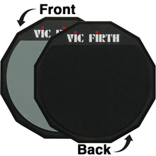 Load image into Gallery viewer, Vic Firth PAD12D 12" Double Sided Practice Pad-Easy Music Center
