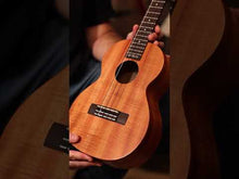 Load and play video in Gallery viewer, Kamaka HF-35 Hawaiian Handmade Koa 5-String Tenor Ukulele (#260025)
