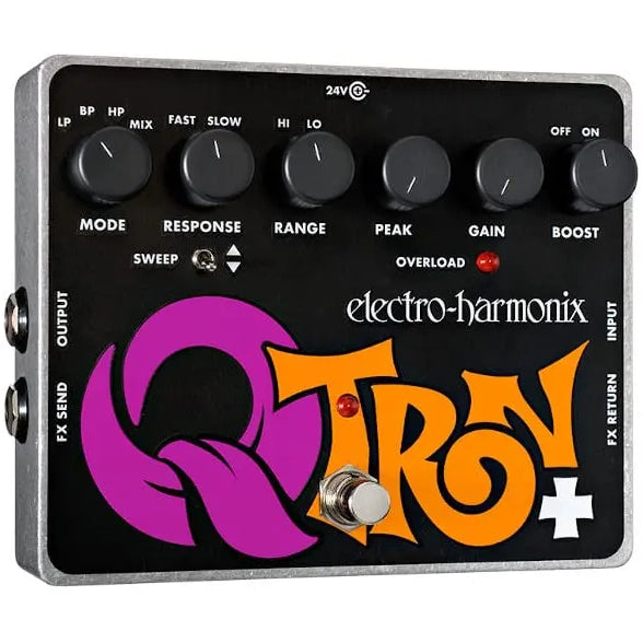Electro Hrmonix QTRON+ Q-Tron Plus, Envelope Filter w/ Effects Loop-Easy Music Center