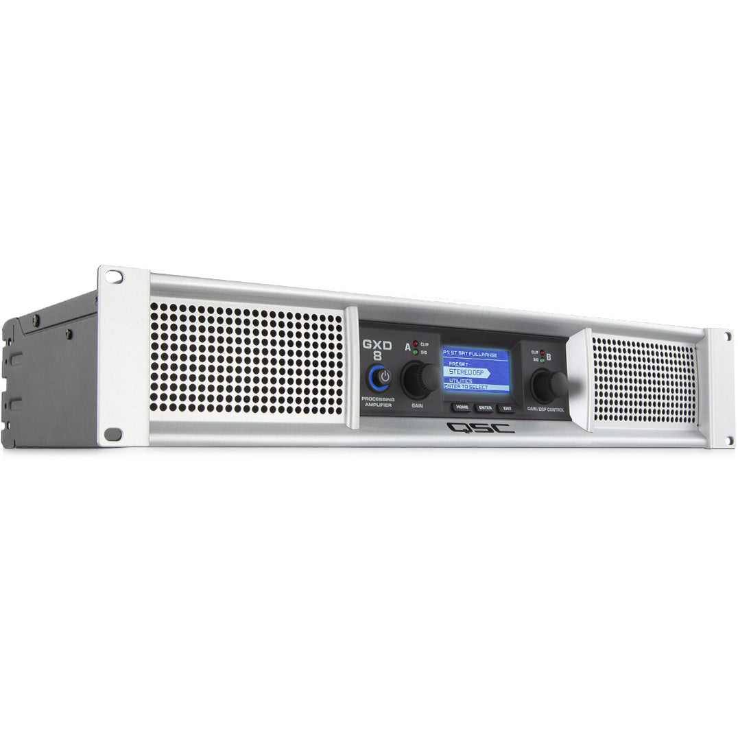 QSC GXD8 ステレオ パワーアンプ GXDシリーズ GXD8-NA QSC GXD8 QSC Power Amplifier 2 channel 1500 at 8 Ohms with DSP