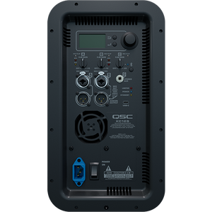 Qsc KC12-BK 3000W Active 3-Way Column Loudspeaker System, Black-Easy Music Center