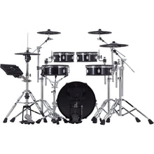 Load image into Gallery viewer, Roland VAD307 5-piece Shallow Shell, Thin Cymbals, TD-17 Sound Module - Black Wrap-Easy Music Center
