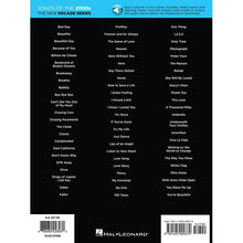 Load image into Gallery viewer, Hal Leonard HL00137608 Songs Of The 2000S The New Decade Series With Online Play-Along Backing Tracks-Easy Music Center
