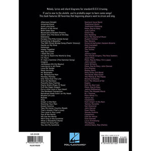 Hal Leonard HL00149250 First 50 Songs You Should Play on Ukulele-Easy Music Center