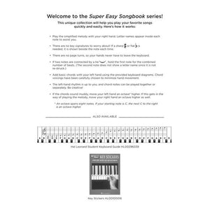 Hal Leonard HL00233770 Pop Standards – Super Easy Songbook Piano/Keyboard-Easy Music Center