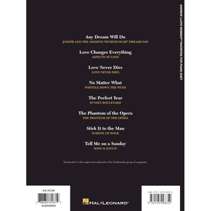 Hal Leonard HL00238453 Andrew Lloyd Webber Favorites For Piano Duet-Easy Music Center