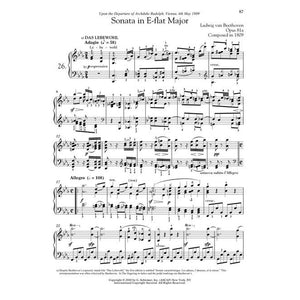 Hal Leonard HL00297114 Beethoven Five Favorite Piano Sonatas Pathtique-Easy Music Center