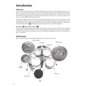 Hal Leonard HL00325720 Modern Band Method – Drums, Book 1 A Beginner's Guide for Group or Private Instruction-Easy Music Center