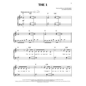 Hal Leonard HL00356888 Taylor Swift – Folklore Easy Piano-Easy Music Center