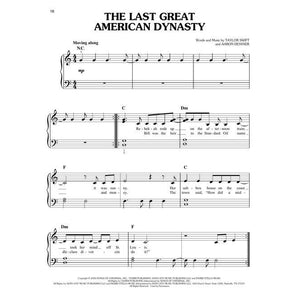 Hal Leonard HL00356888 Taylor Swift – Folklore Easy Piano-Easy Music Center
