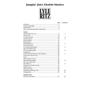 Hal Leonard HL00695609 Jumpin Jims - Ukulele Masters: Lyle Ritz - Jazz-Easy Music Center