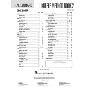 Hal Leonard HL00695949 Ukulele Method Book 2 with cd-Easy Music Center