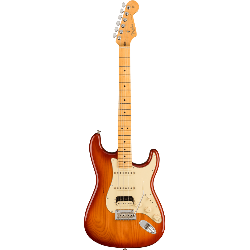 Fender 011-3912-747 American Pro II Strat, HSS, Maple Fingerboard, Sienna Sunburst-Easy Music Center