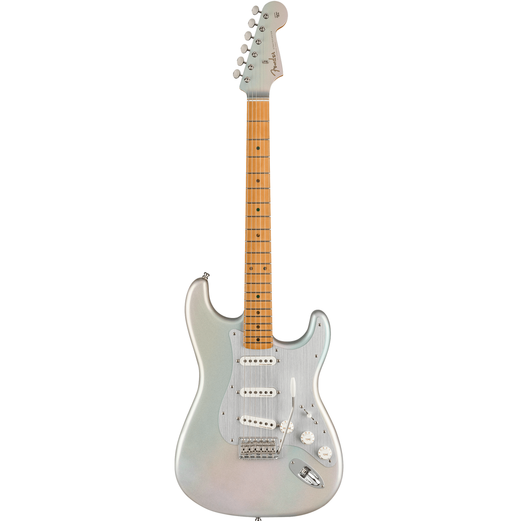 Fender 014-0242-343 H.E.R. Strat, Chrome Glow-Easy Music Center