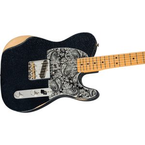 Fender 014-0322-398 Brad Paisley Esquire Tele, Black Sparkle-Easy Music Center