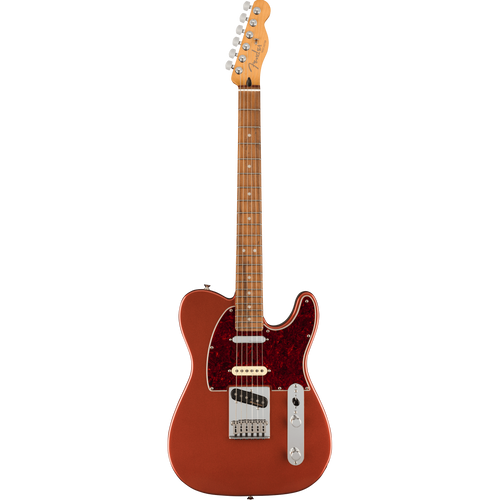 Fender 014-7343-370 Player Plus Nashville Tele, SSS, PF, Aged Candy Apple Red-Easy Music Center